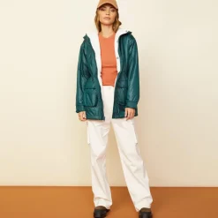 MONROW Reversible Sherpa Lined Jacket DEEPFOREST Cheap